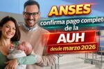 ANSES confirma pago completo de la AUH desde marzo 2026