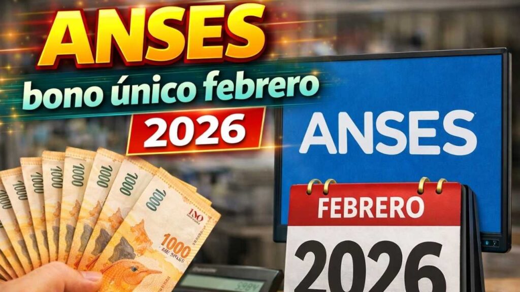 ANSES bono único febrero 2026: todo sobre el pago extraordinario de $600,000