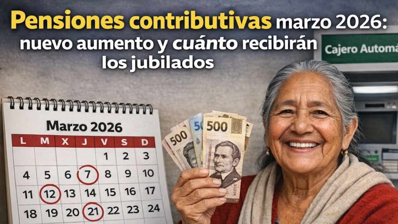 Pensiones contributivas marzo 2026: nuevo aumento y cuánto recibirán los jubilados