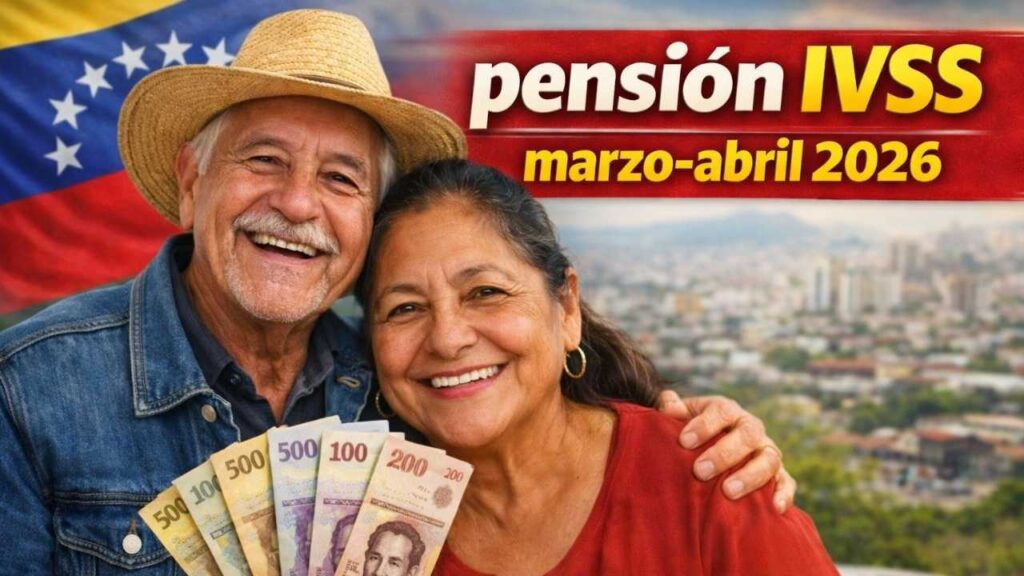 Adultos mayores Venezuela pensión IVSS marzo-abril 2026, cómo cobrar y registrarse