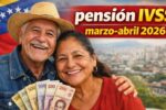 Adultos mayores Venezuela pensión IVSS marzo-abril 2026, cómo cobrar y registrarse