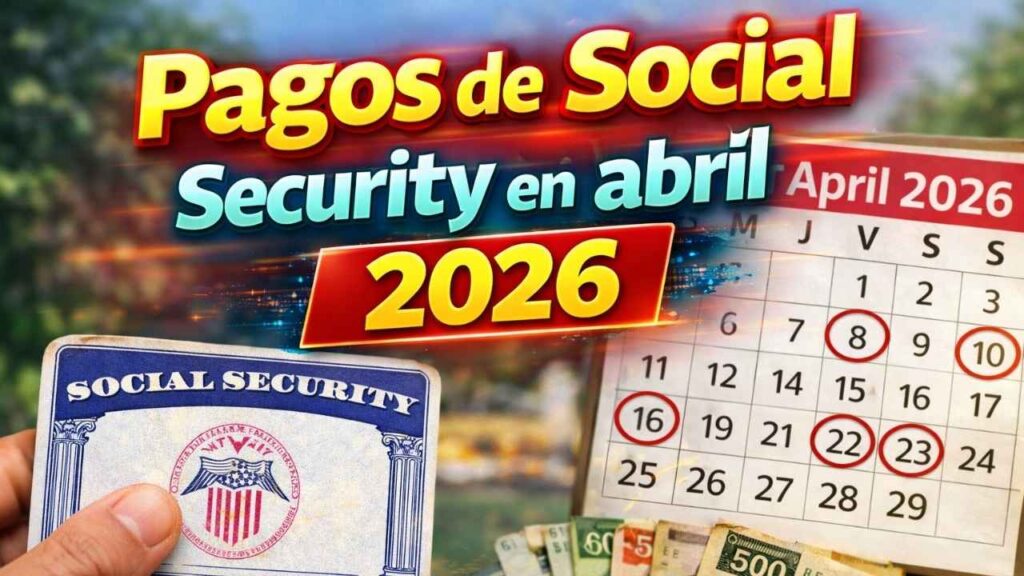 Pagos de Social Security en abril 2026: hasta $1,915, requisitos y calendario oficial