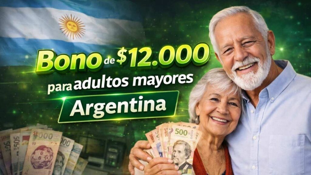 Bono de $12.000 para adultos mayores en Argentina: Calendario de pagos febrero 2026