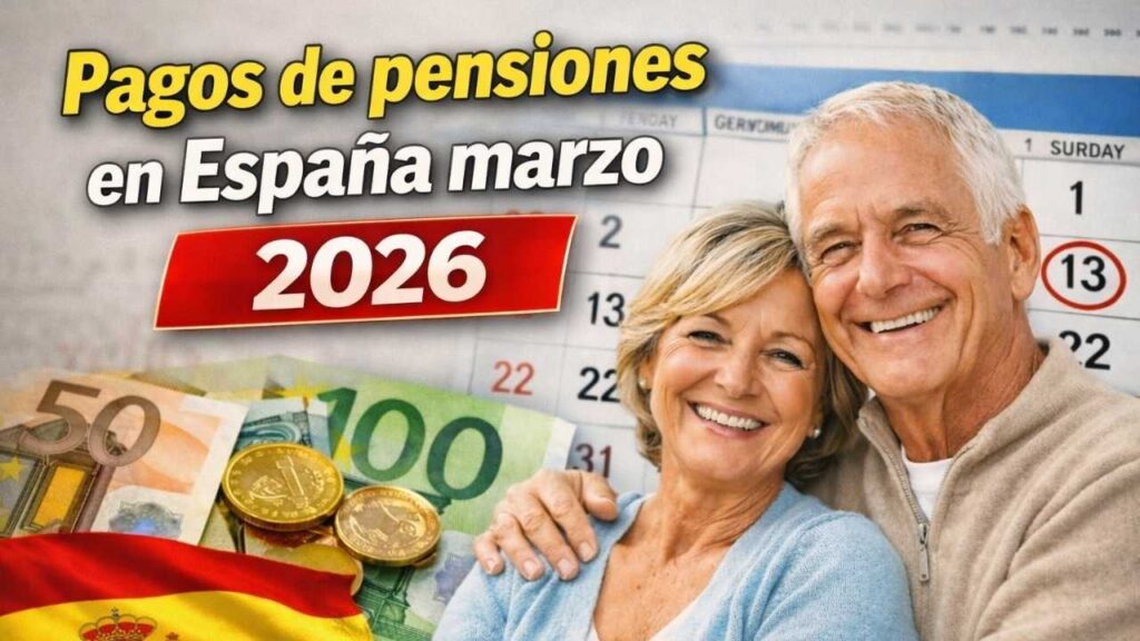 Pagos de pensiones en España marzo 2026: Calendario oficial y beneficiarios hasta 1.200 €