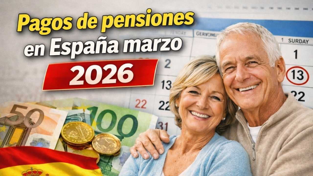 Pagos de pensiones en España marzo 2026: Calendario oficial y beneficiarios hasta 1.200 €