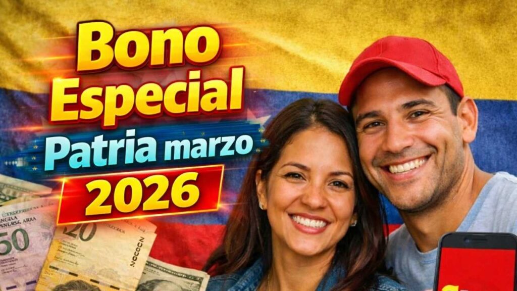 Bono Especial Patria marzo 2026: monto, requisitos y cómo verificar acreditación