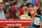 Bono de Guerra Económica marzo 2026: monto, beneficiarios y cómo verificar depósito