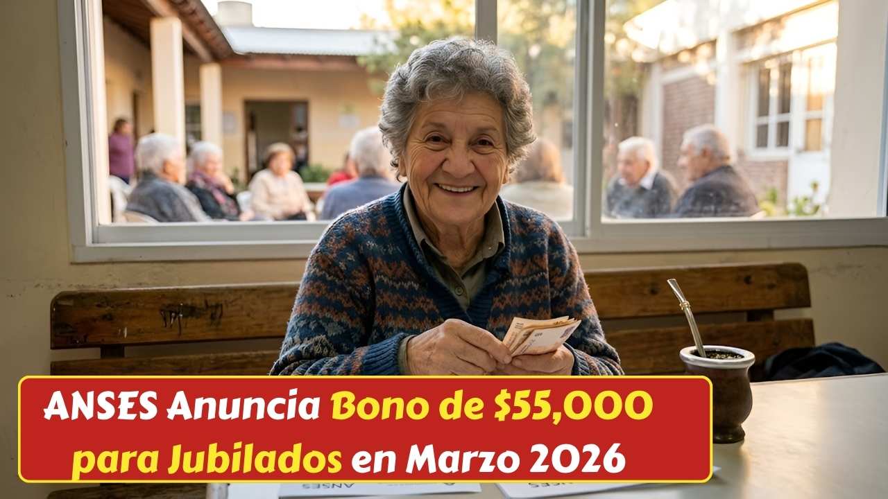 ANSES Anuncia Bono de $55,000 para Jubilados en Marzo 2026: Calendario y Beneficiarios