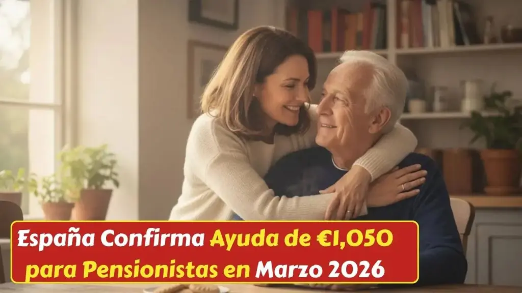 España Confirma Ayuda de €1,050 para Pensionistas en Marzo 2026: Requisitos y Cómo Solicitarla